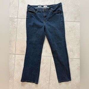 St. John's Bay Dark Blue Straight Leg Jeans